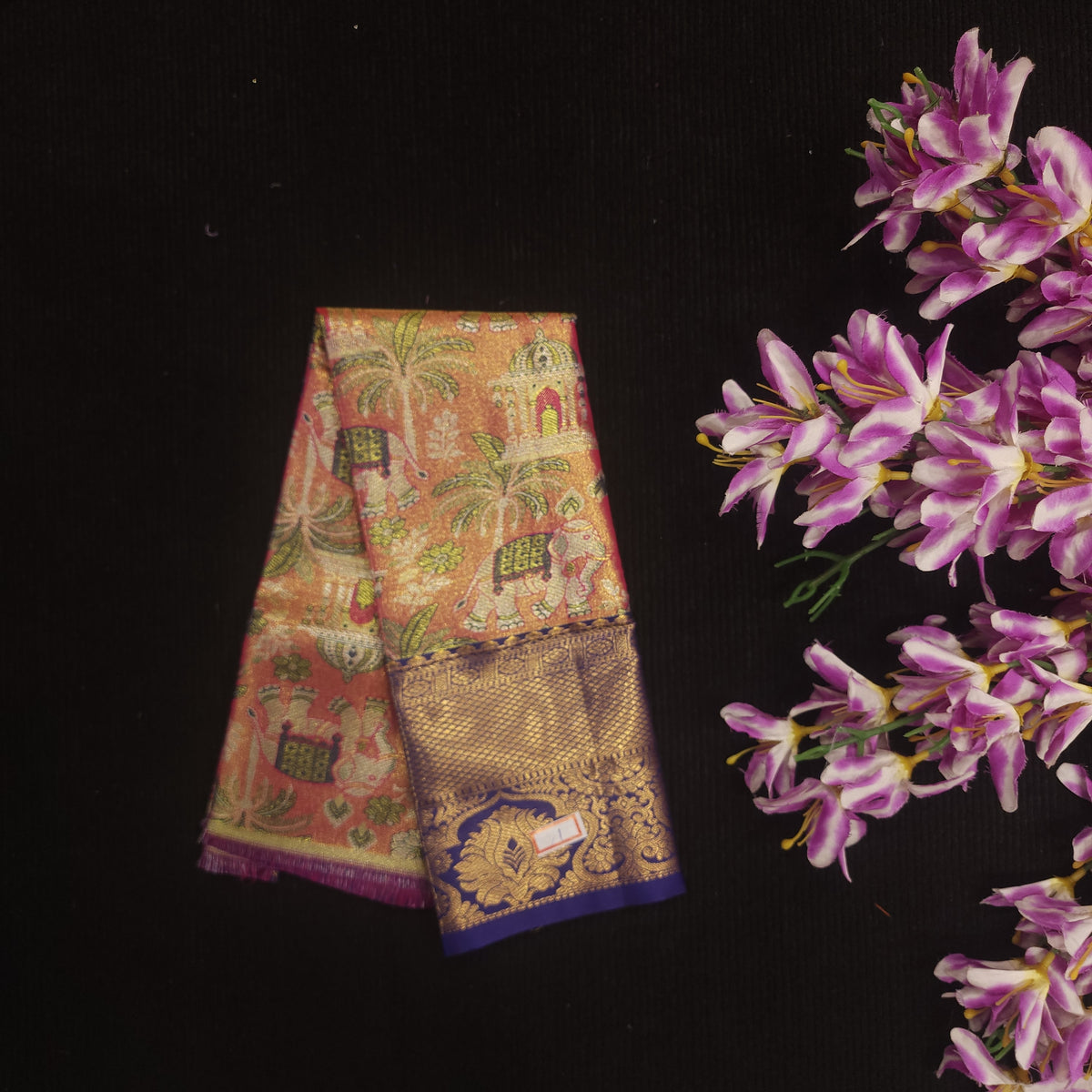 Kanchi Pattu Mix Lehengas [0 To 1.5 Years]