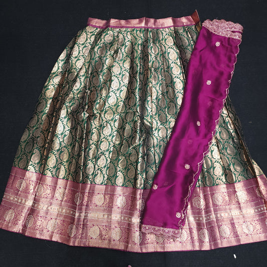 Banaras Fancy Half Saree