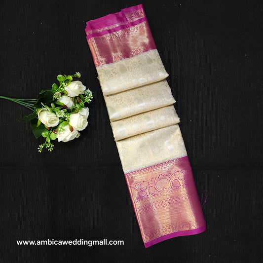 Semi Kanchi Pattu Tissue Saree