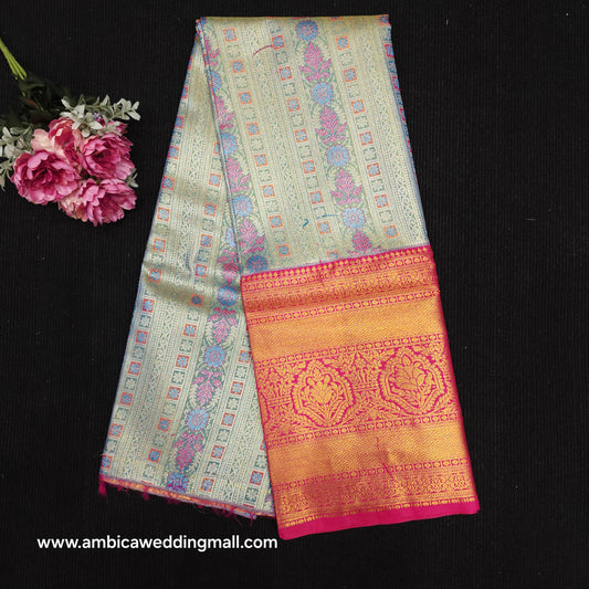 Kanchi Pattu Mix Lehengas [Free Size]