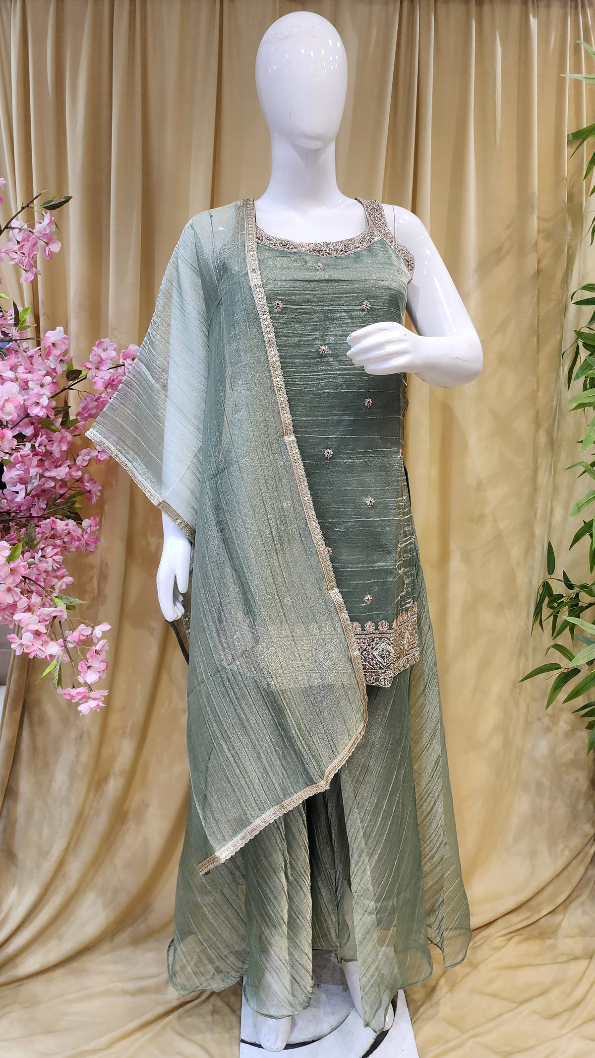 Fancy Sharara Dress [L Size]