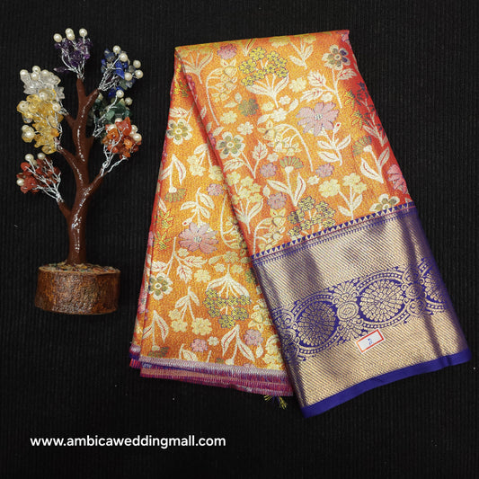 Kanchi Pattu Mix Lehengas [2 to 5 Years]