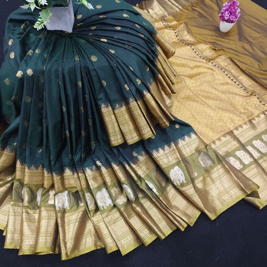 ✨️Gadwal Semi Pattu Sarees✨️