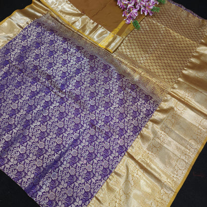 Semi Resham Kanchi Pattu Saree