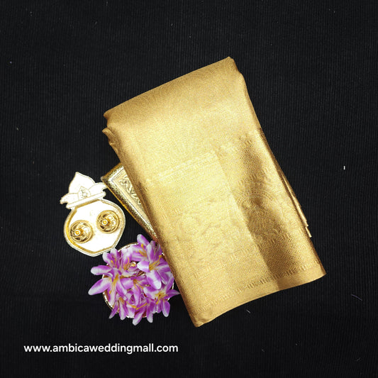 Kanchi Pattu Semi Gold Sarees