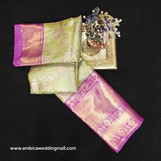 2 Gram gold zari semi kanchi pattu sarees ✨️