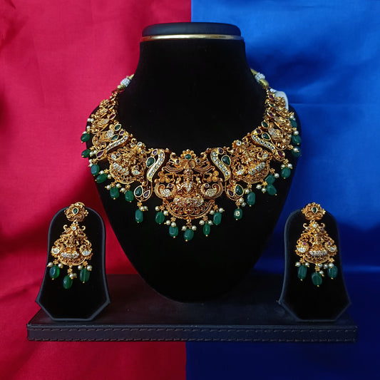 Beautiful Nakshi Short Necklace