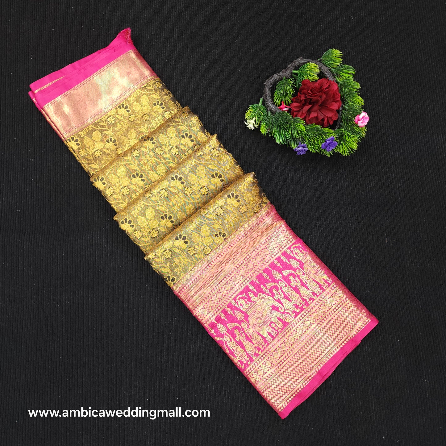 Semi  Kanchi Pattu Saree