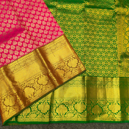 Kanchi Pattu Bridal Pure Zari Saree