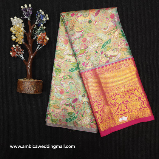 Kanchi Pattu Mix Lehengas [2 to 5 Years]