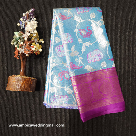 Kanchi Pattu Mix Lehengas [0 to 1.5 Years]