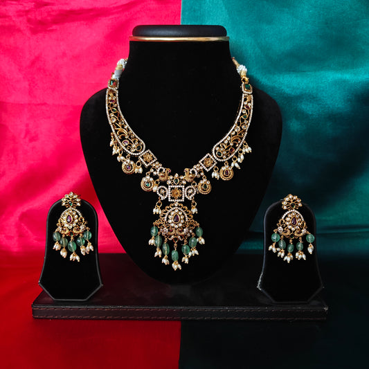 Elegant Nakshi Kante Necklace