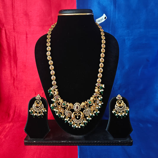 Beautiful Nakshi Long Necklace