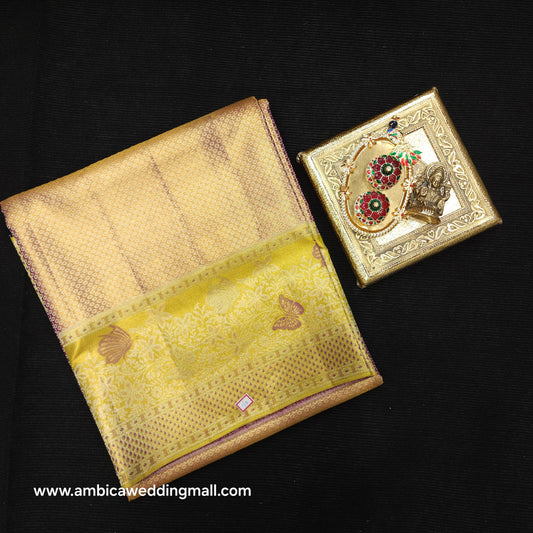 Pure Handloom Kanchi Pattu Bridal Saree