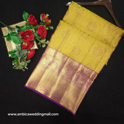 Pure Resham Bridal Kanchi Pattu Handloom Saree