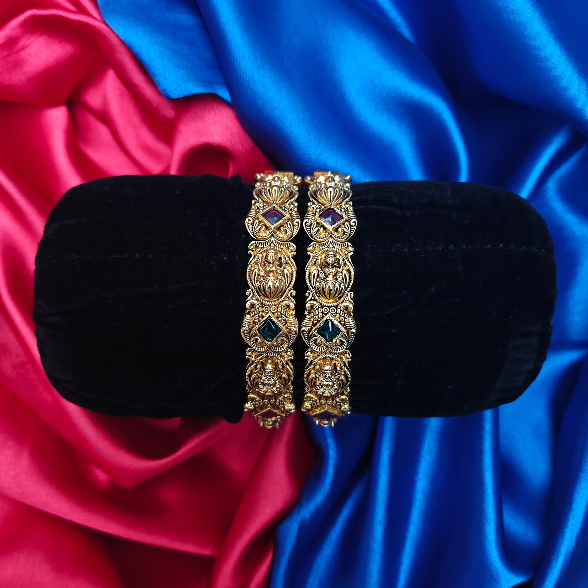 Beautiful Nakshi Bangle With Laxmi Idol - Ambica Wedding Mall