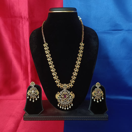 Beautiful Nakshi Long Necklace