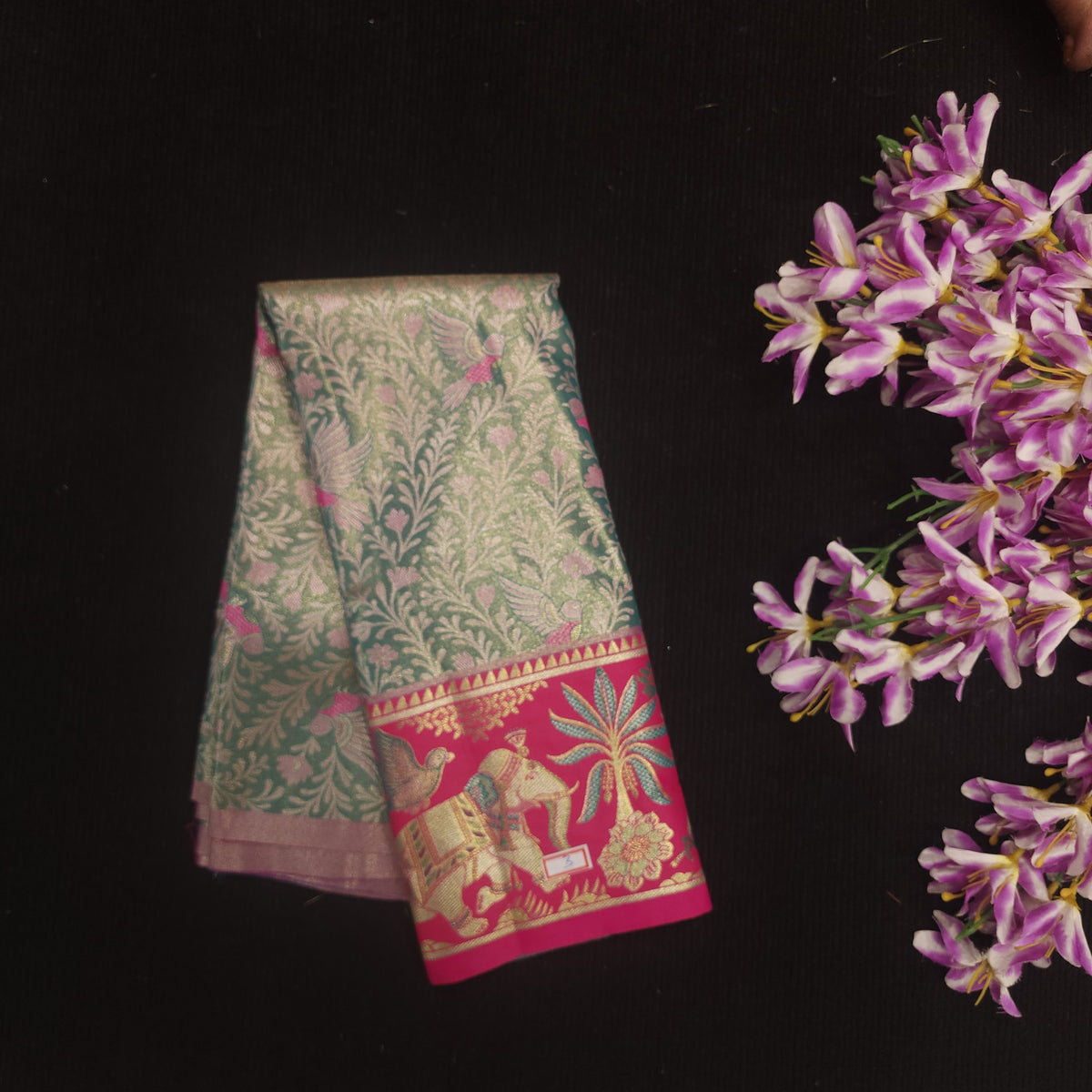Kanchi Pattu Mix Lehengas [2 to 5 Years]