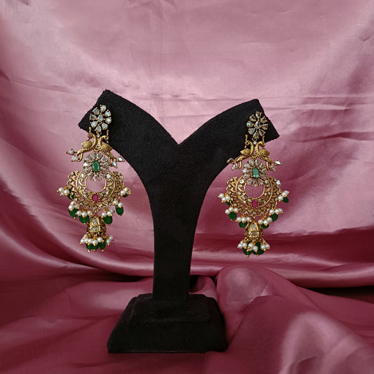 Beautiful Bridal Chandbali Earrings