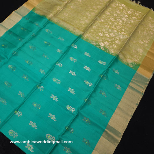 Kanchi Pattu Handloom Butta Saree
