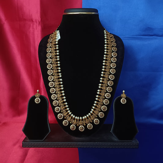 Beautiful Bottu Maala Long Necklace