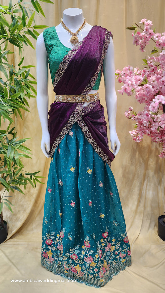 Free Size, Half Saree Collection ✨