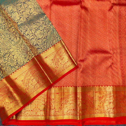 Kanchi Pattu Bridal Pure Zari Saree