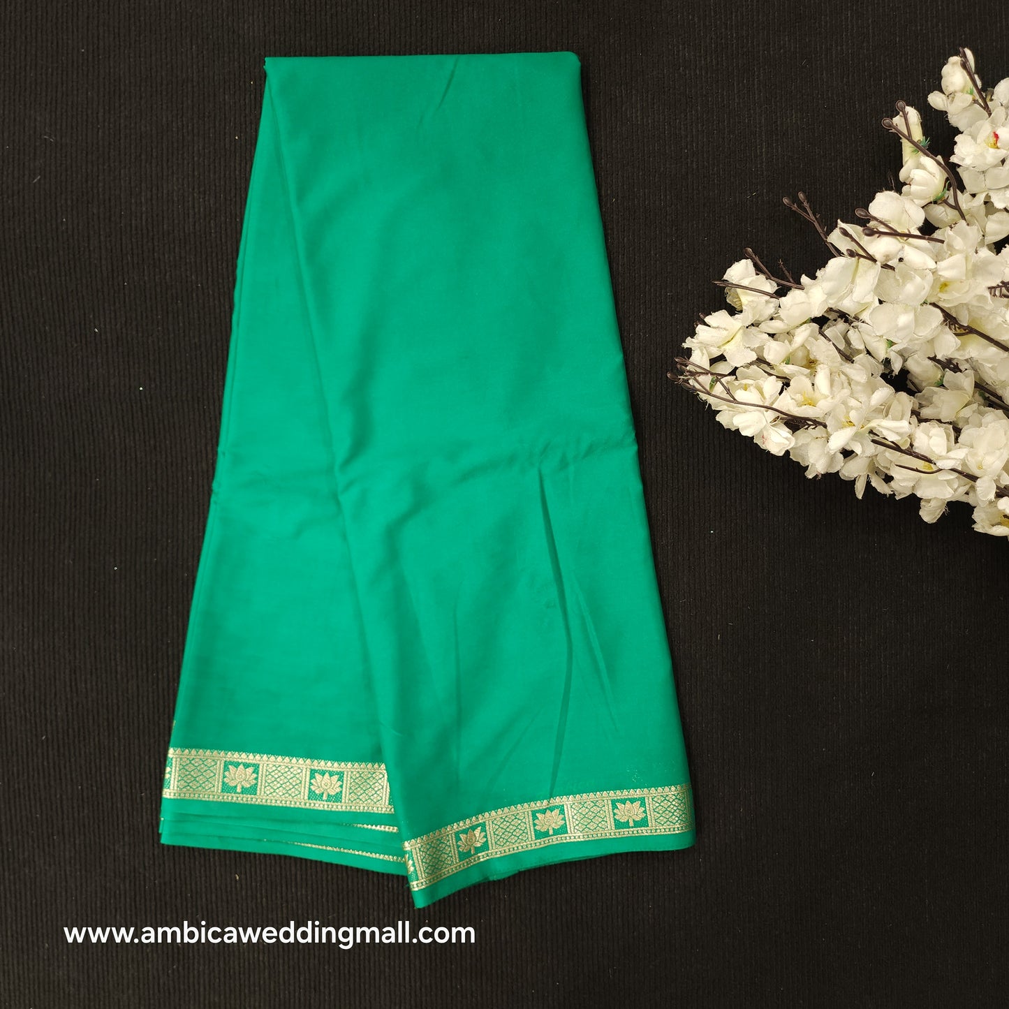 Mysore Silk Crape Saree - MS890