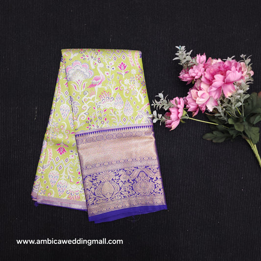 Kanchi Pattu Mix Lehengas [2 to 5 Years]