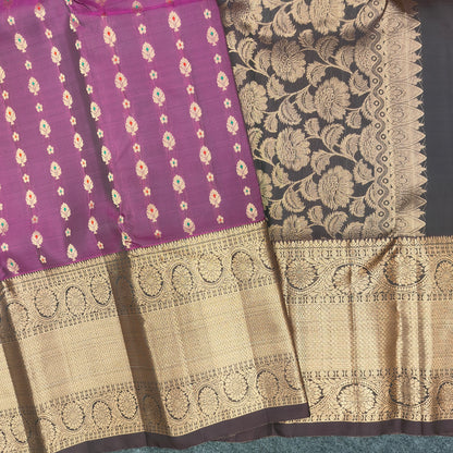 Kanchi Pattu Handloom Butta Sarees