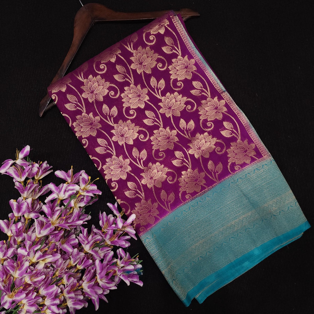 Banaras Georgette Saree