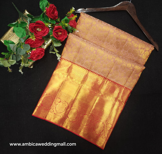 Pure Resham Bridal Kanchi Pattu Handloom Saree