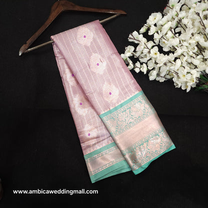 Banaras fancy Pastel combination sarees 😍