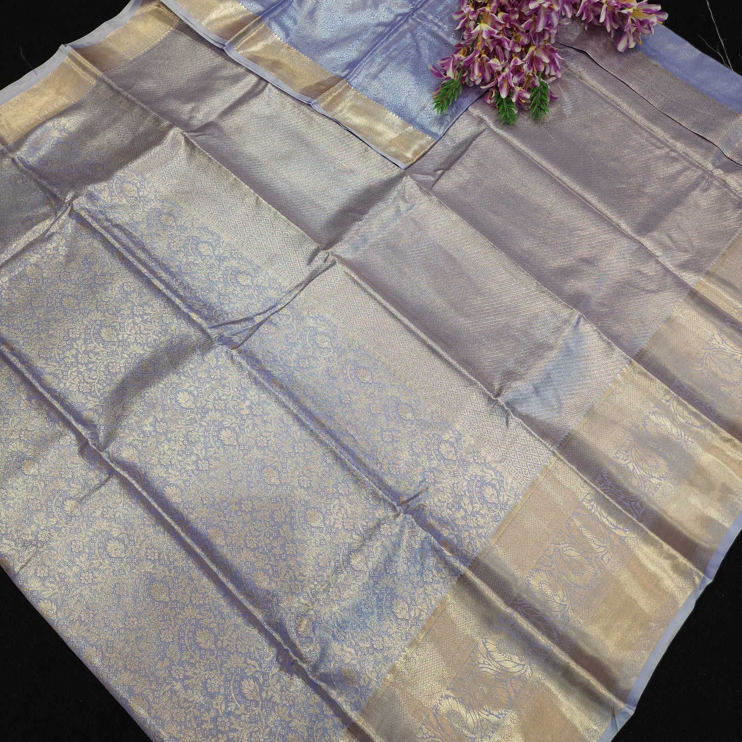 Semi Kanchi Pattu Pastel Saree