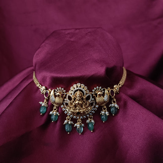 Beautiful Nakshi Mini Haaram With Monalisa Beads