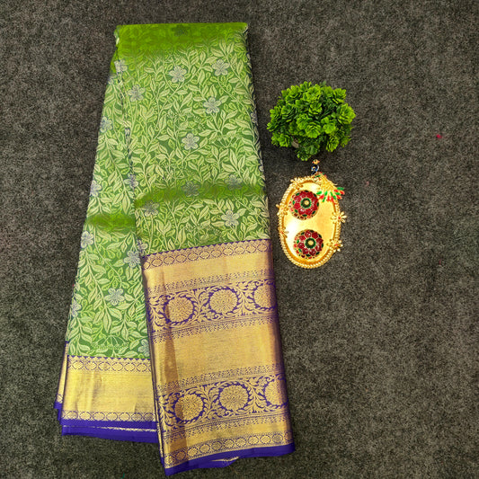 Kanchi Pattu Bridal Pure Zari Saree