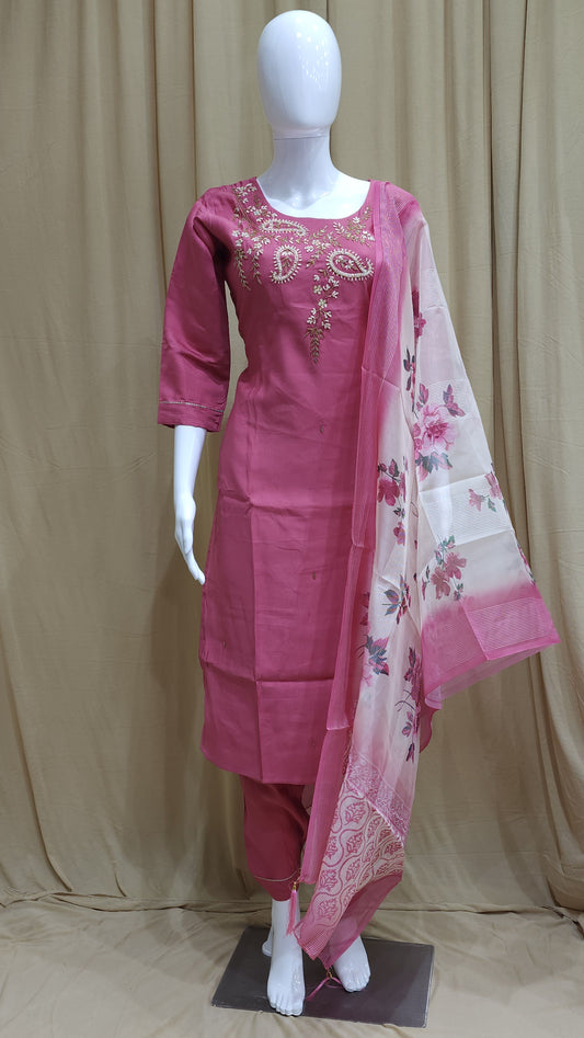 Fancy Dress ghitee Work 3pcs Set