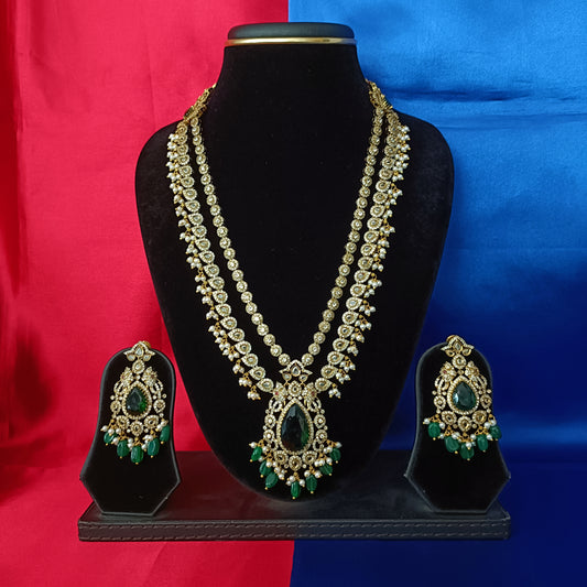 Elegant Victorian Layered Long Necklace