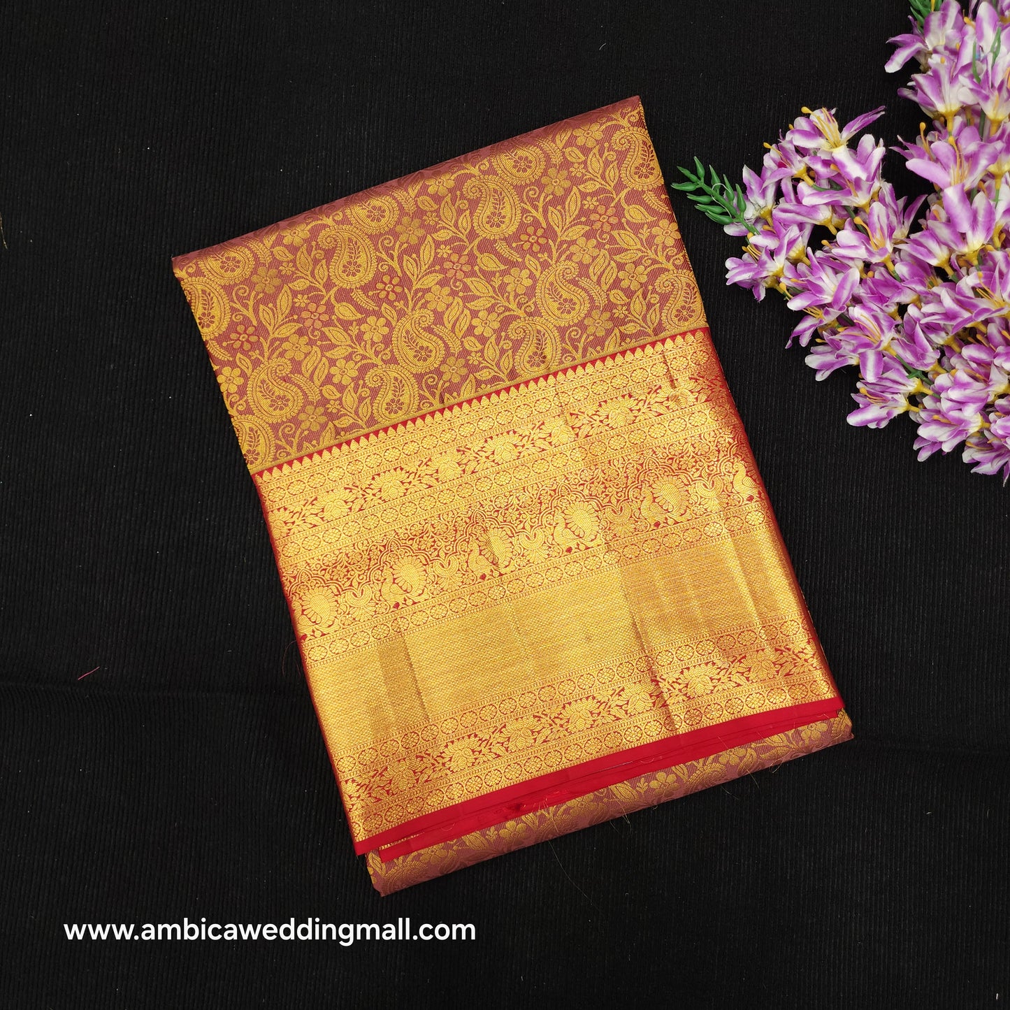 Bridal Resham Pure Handloom Kanchi Sarees