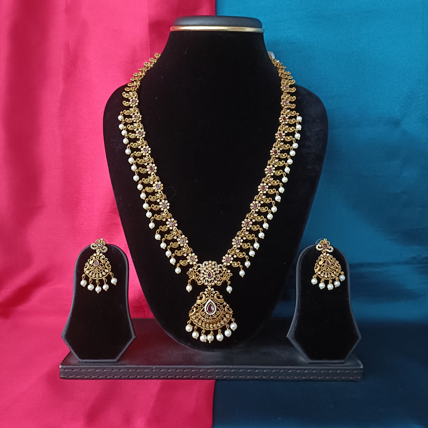 Beautiful Nakshi Long Necklace