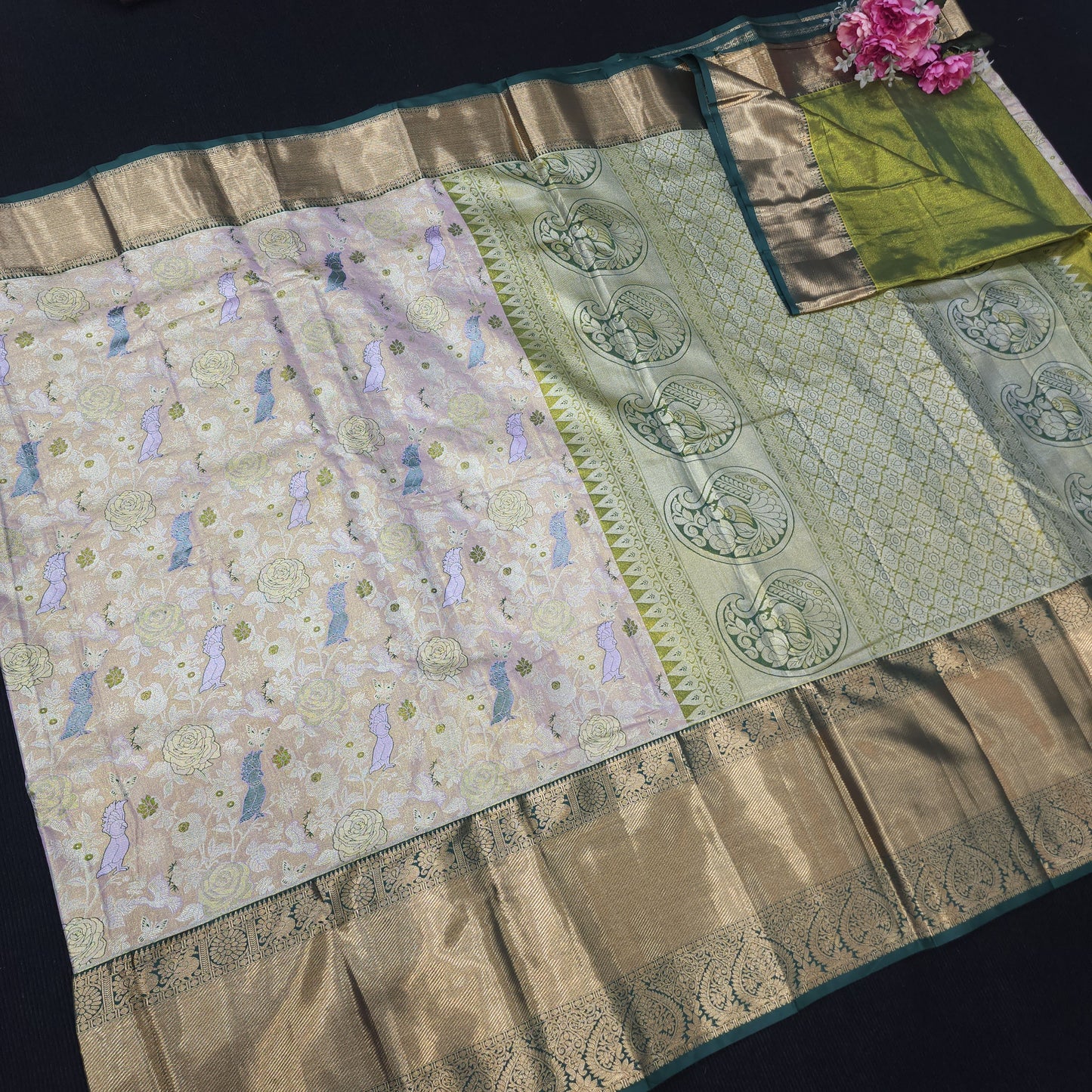 Semi Kanchi Pattu Sarees 😍✨️