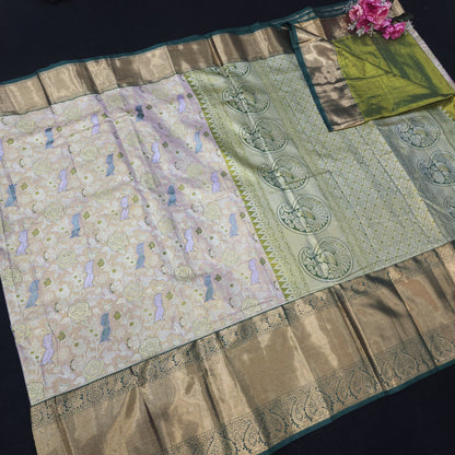 Semi Kanchi Pattu Sarees 😍✨️