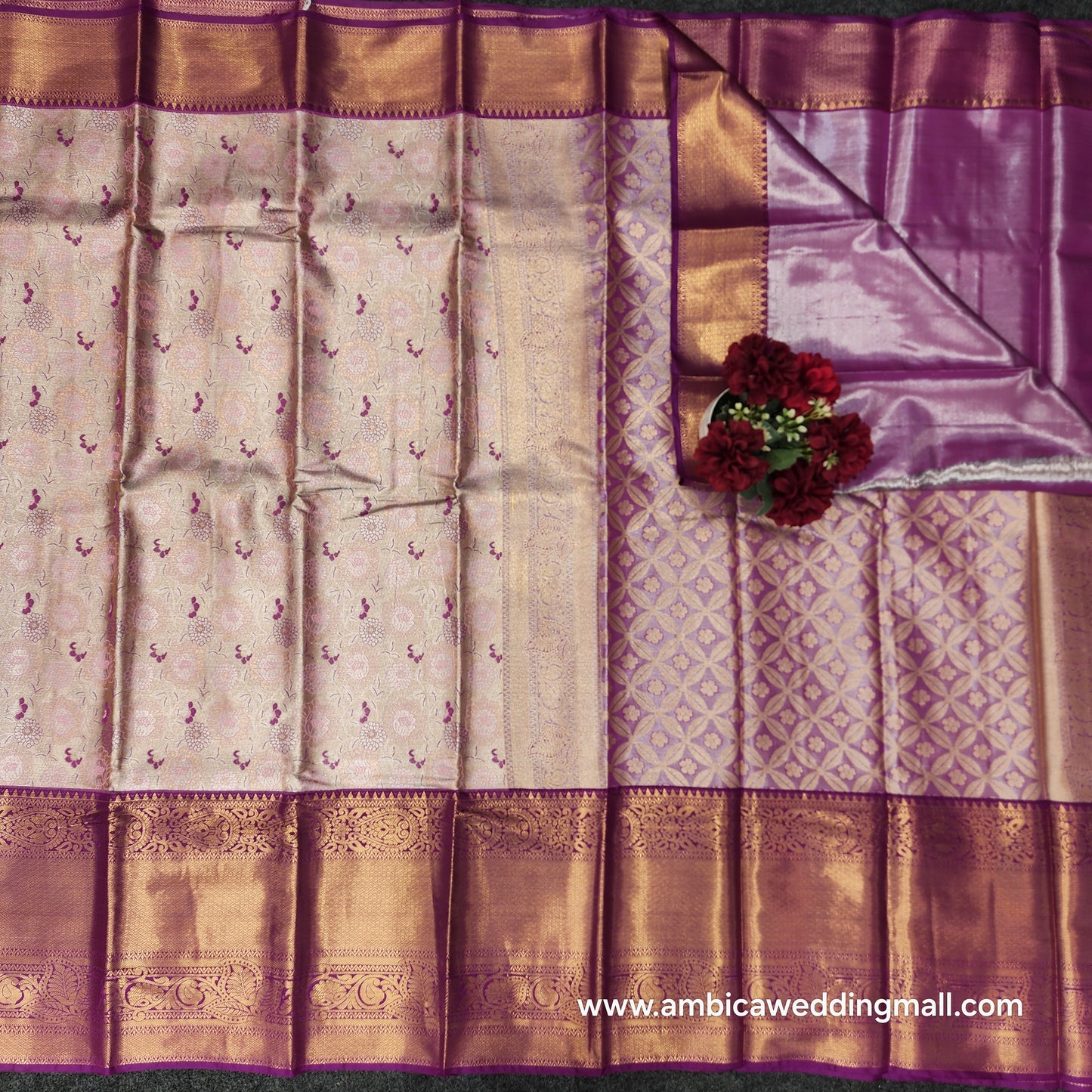 Kanchi Pattu 2gram gold mix pattu saree