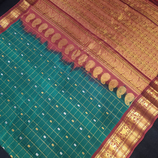 Gadwal Sico Pattu Handloom Sarees