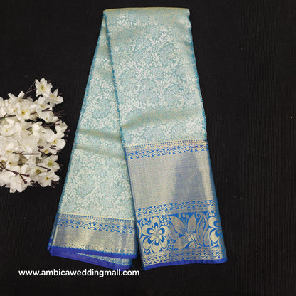 ✨️Kanchi pattu semi one gram gold saree✨️