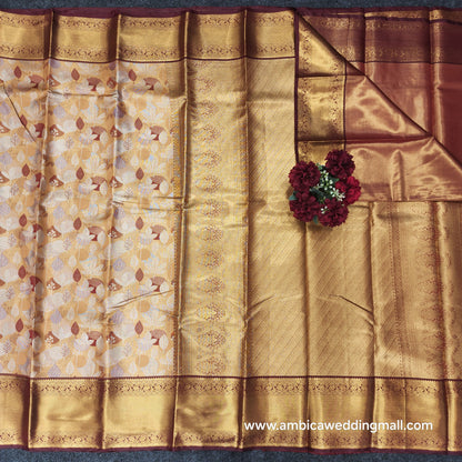 Kanchi Pattu 2gram gold mix pattu saree