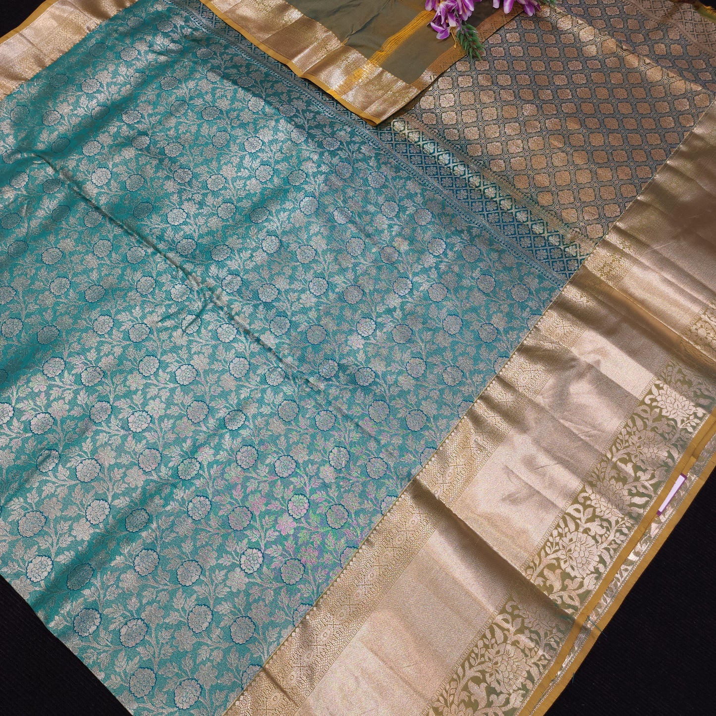 Semi Resham Kanchi Pattu Saree