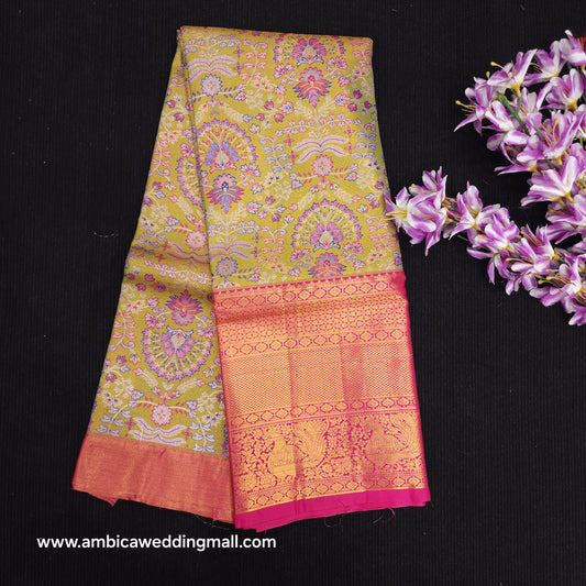 Kanchi Pattu Mix Lehengas [Free Size]