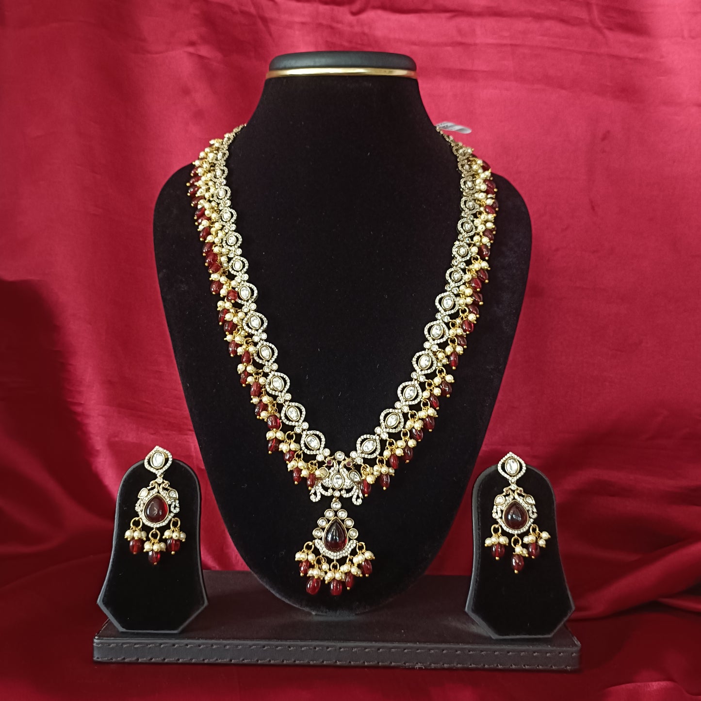 Beautiful Monalisa Beads Victorian Long Haaram