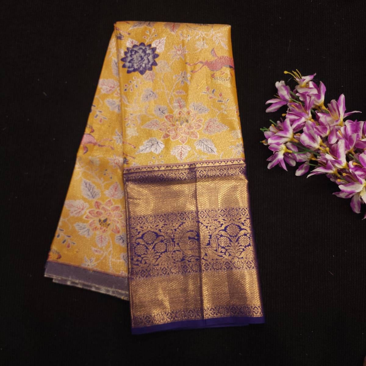 Kanchi Pattu Mix Lehengas [5 To 8 Years ]
